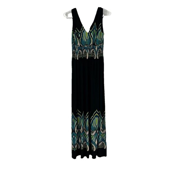 Womens Jessica Howard 8 Maxi Sleeveless Ruched Waist Cruise Vacation Beach - Picture 1 of 16